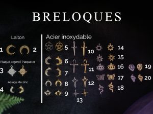 Pendentifs amovibles (petits)