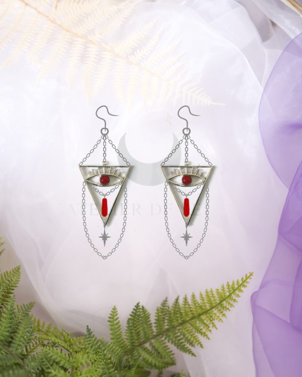 flash bijou n°5 boucles d'oreilles kurapika