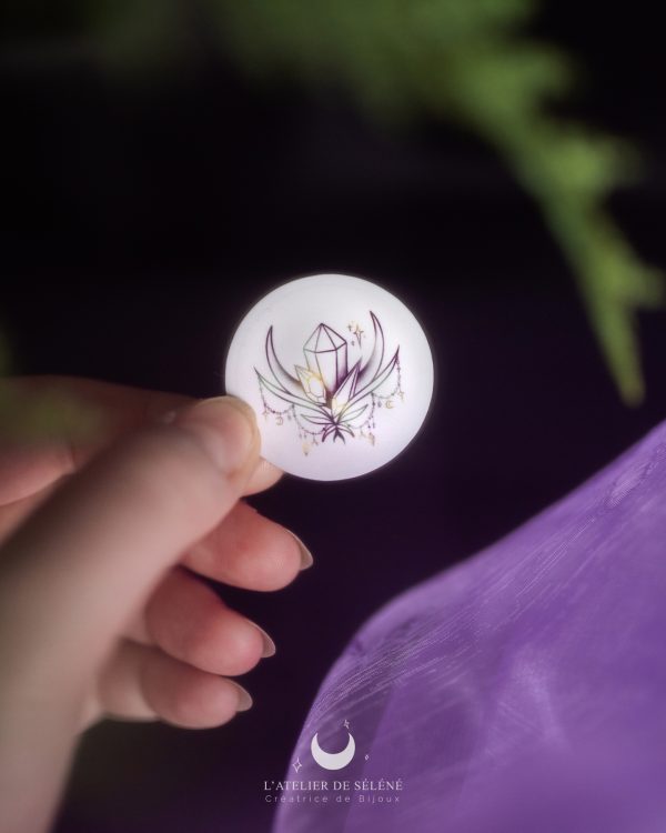 sticker "crystal moon"