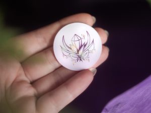 sticker "crystal moon"