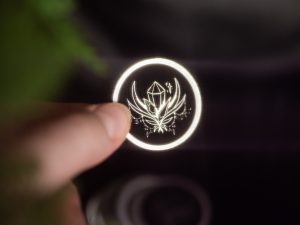 sticker métallisé "cristaux magiques" (copie)