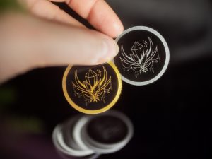 sticker métallisé "cristaux magiques" (copie)