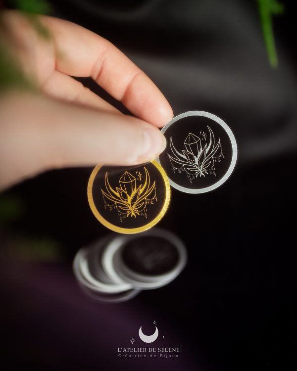 sticker métallisé "cristaux magiques" (copie)