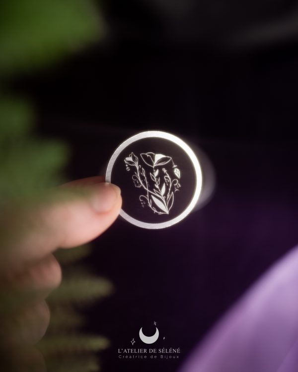 Sticker métallisé "Magic flowers"