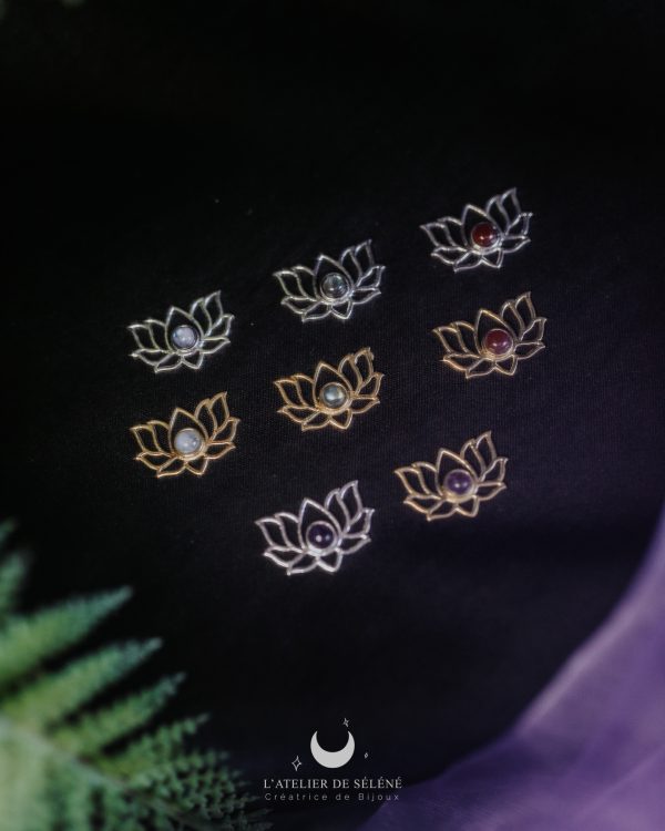 lakshmi ras de cou / diadème avec un lotus