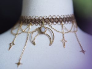 ras de cou lune (a personnaliser)