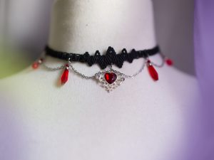 ras de cou lila et doré, style bridgerton (copie)