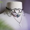 choker marron & sa cornaline (copie)