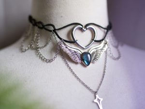 choker marron & sa cornaline (copie)