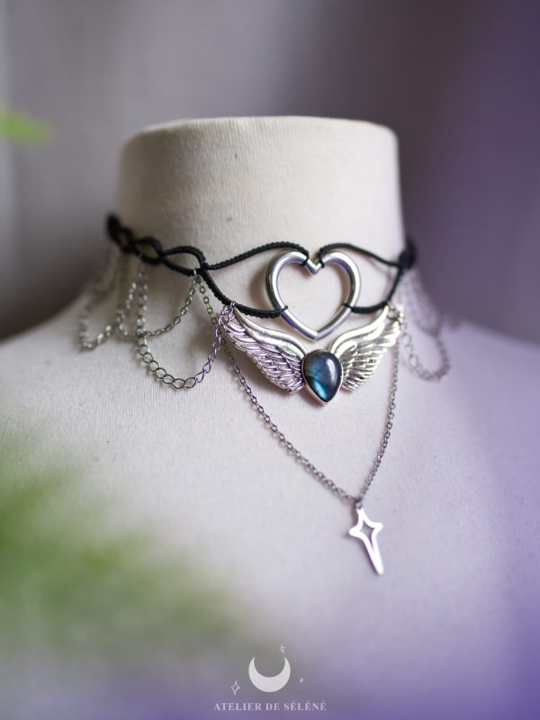 choker marron & sa cornaline (copie)