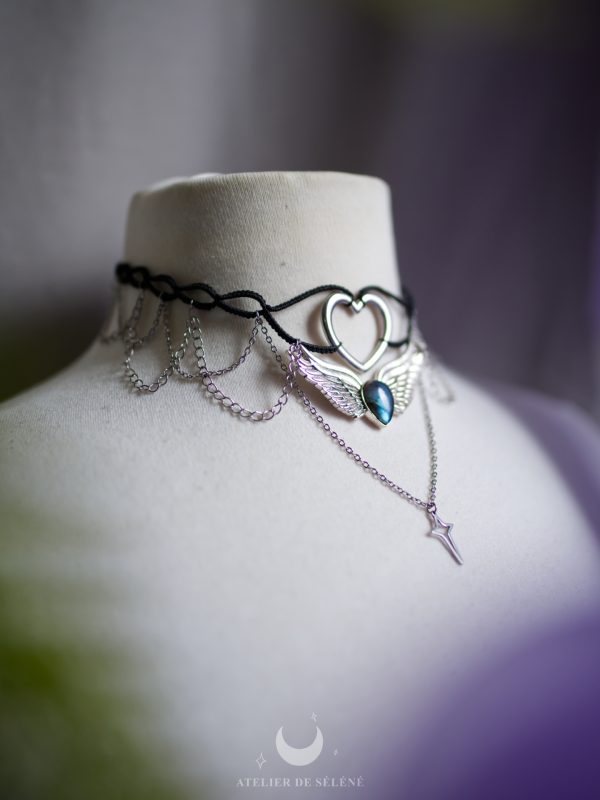 choker marron & sa cornaline (copie)