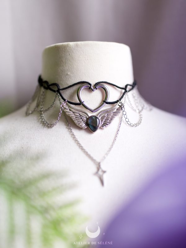 choker marron & sa cornaline (copie)