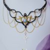 ♦ médusa collier serpent personnalisable doré ou argenté