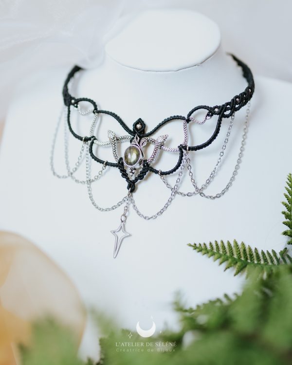 ♦ médusa collier serpent personnalisable doré ou argenté