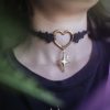 ♦ eon choker pendentif amovible doré ou argenté