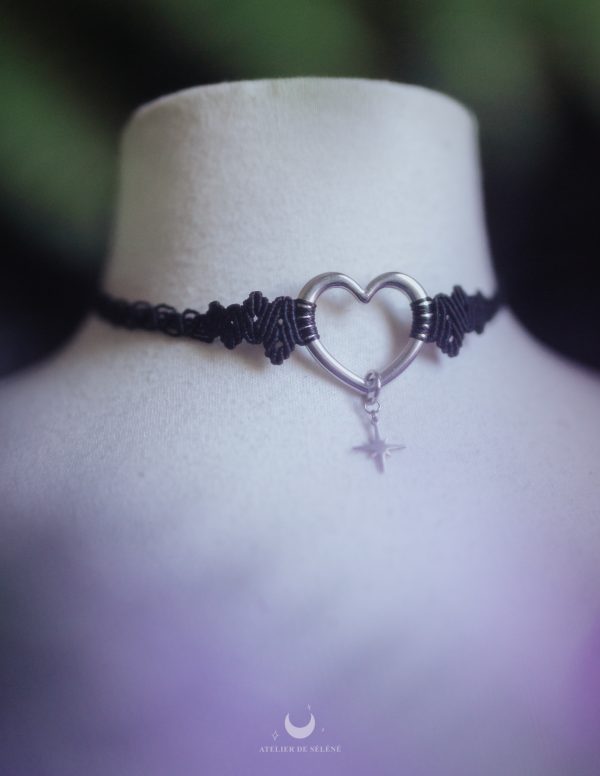 ♦ eon choker pendentif amovible doré ou argenté