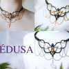 ♦ médusa collier serpent personnalisable doré ou argenté