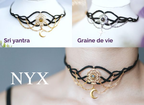 ras de cou fin et elegant avec des chaines et personnalisable