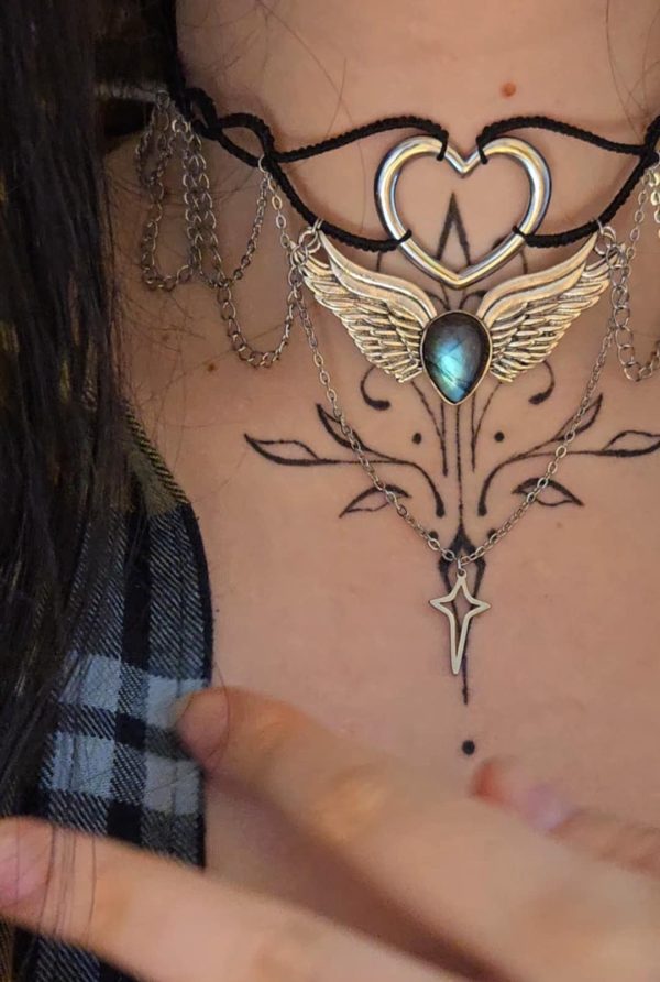 choker marron & sa cornaline (copie)