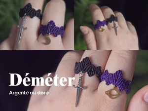 demeter bague elfique personnalisable