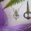 flash bijou n°6 labradorite facetté et perles de verre