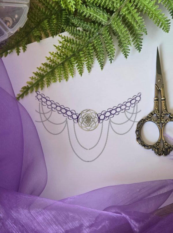 flash bijou n°7 "metatron chocker" (copie)