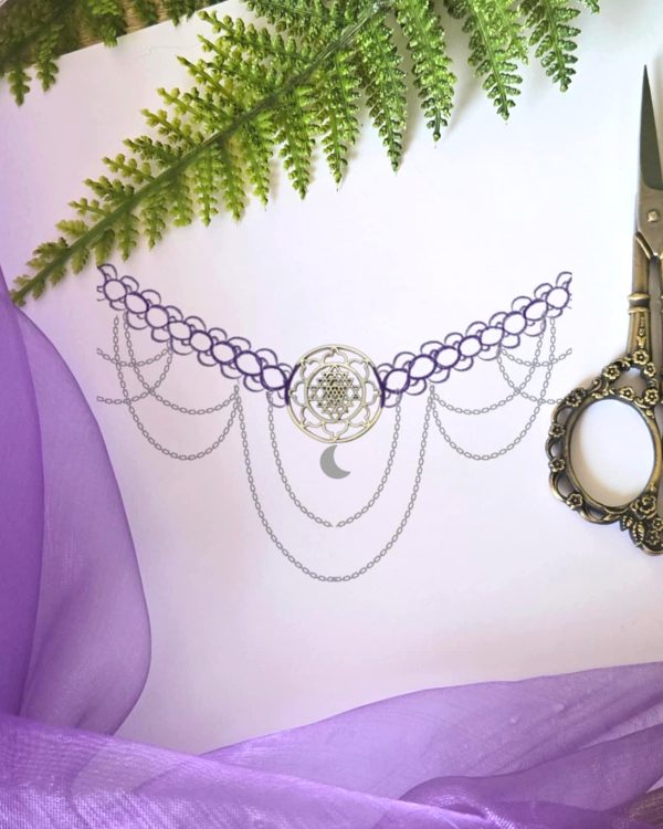 flash bijou n°7 "metatron chocker" (copie)