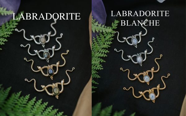 ♦ médusa collier serpent personnalisable doré ou argenté