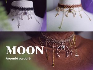 ras de cou lune (a personnaliser)