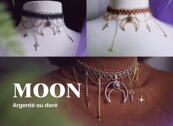 ras de cou lune (a personnaliser)