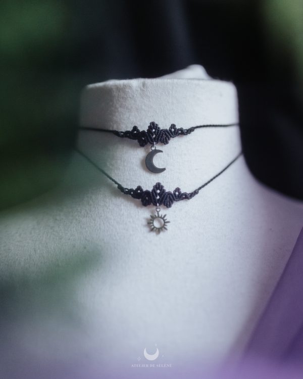 ♦flora collier ou tiare feuille doré ou argenté