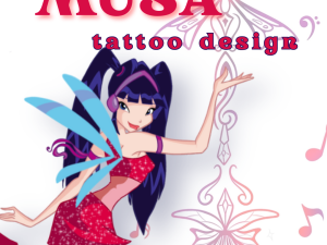 MUSA - Winx tattoo design (épée)