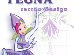 TECNA - Winx tattoo design (épée)