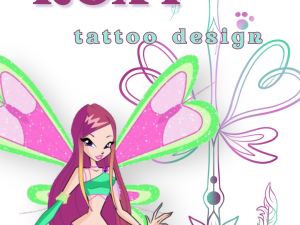 ROXY - Winx tattoo design (épée)